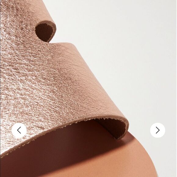 ⚡️Ancient Greek slide soft top leather grain leather sandals size 6 - Picture 3 of 7